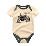 Daddy's new farmhand baby bodysuit Farm Help little farmer Farm Baby outfit Tractor Farm baby cothes