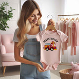 New Probie Firefighter Baby bodysuit firetruck fireman dad baby clothes Funny Newborn Baby Clothes