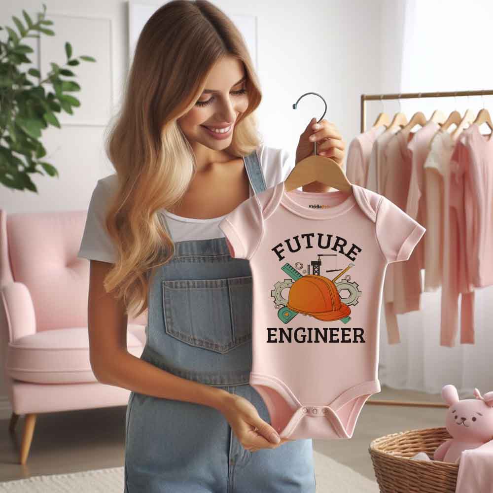 Future Engineer Baby bodysuit Engineer Like my Mom Dad Baby Gift In training Baby clothes