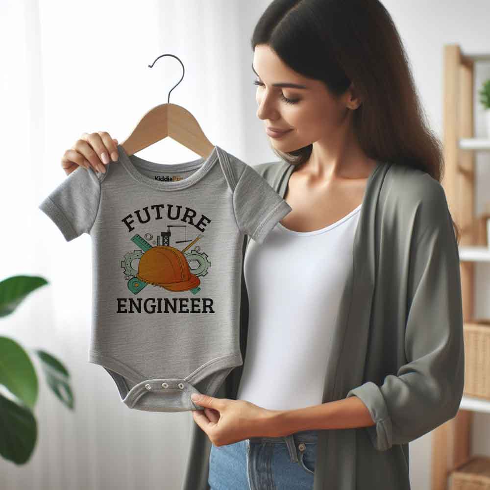 Future Engineer Baby bodysuit Engineer Like my Mom Dad Baby Gift In training Baby clothes