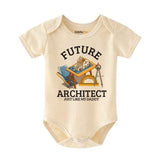 Future Architect Just like my Daddy Baby Bodysuit