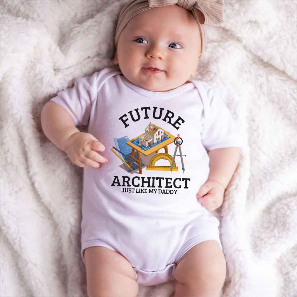 Future Architect Just like my Daddy Baby Bodysuit