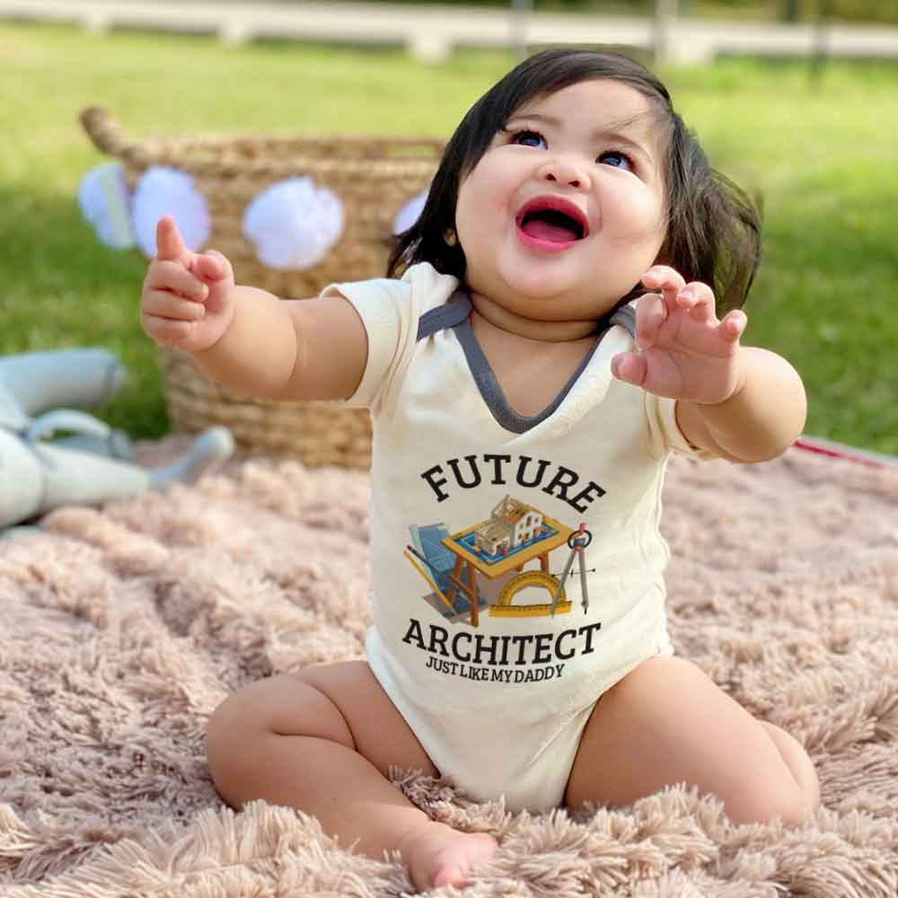 Future Architect Just like my Daddy Baby Bodysuit