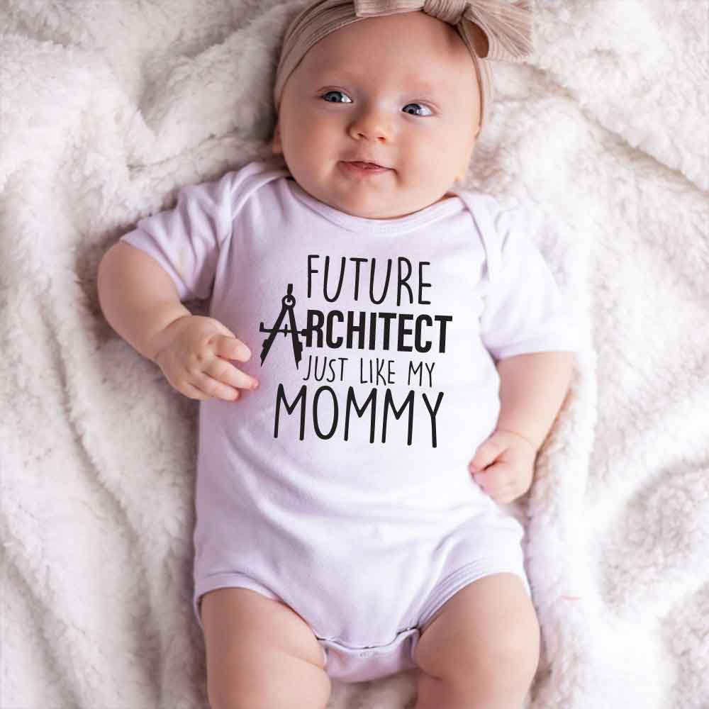 Future Architect like Mommy Baby bodysuit Gift for mom architect baby clothes Mothers day gift,Architect-Theme Baby clothes