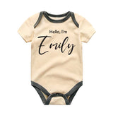 Personalized Name Baby Bodysuit Custom Name baby clothes New Mom Gift Personalized baby gift