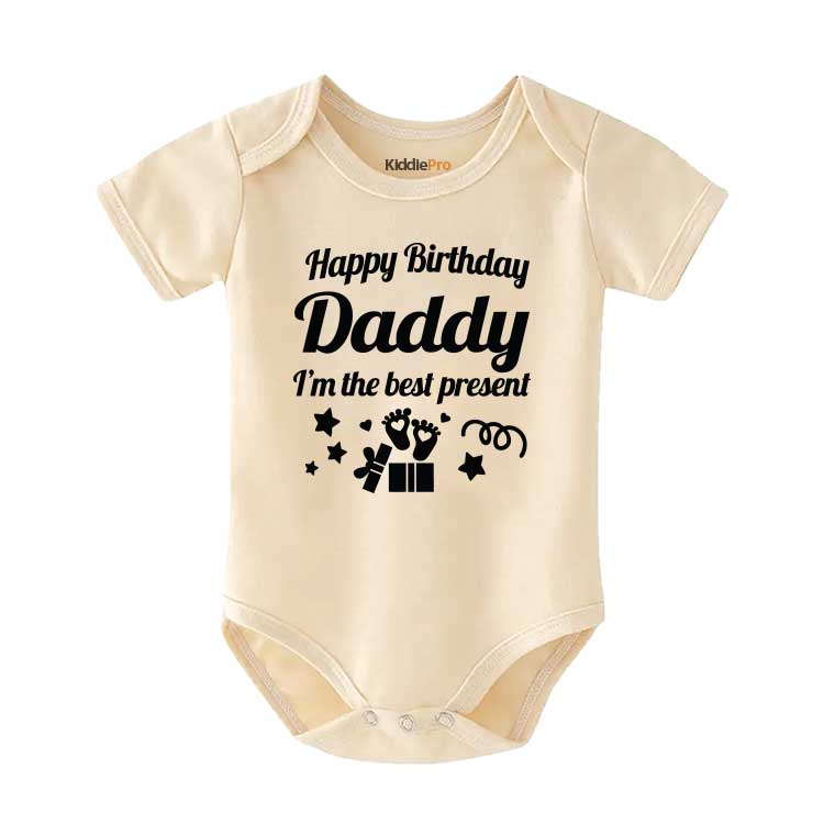 Happy Birthday Daddy baby clothes Birthday present  baby reveal  First birthday as my daddy