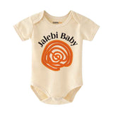 Jalebi baby bodysuit Food Pun Indian sweets sweeter than jalebi Des, Pakistani Baby gifts