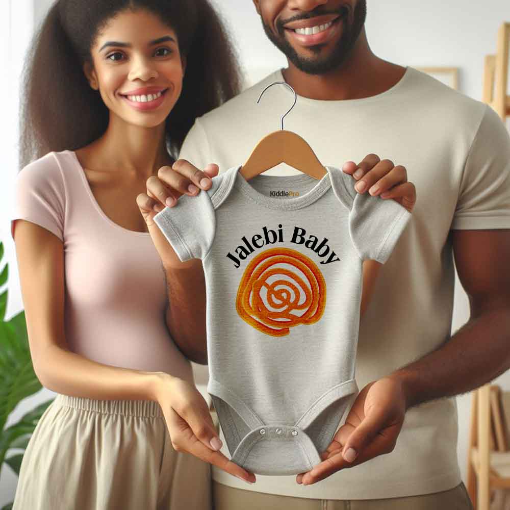 Jalebi baby bodysuit Food Pun Indian sweets sweeter than jalebi Des, Pakistani Baby gifts