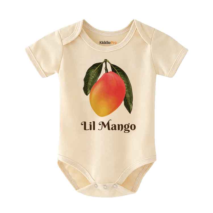 Lil Mango baby bodysuit Mango Fruit lover Mommy/Daddy's Little Food baby clothes Gift for baby