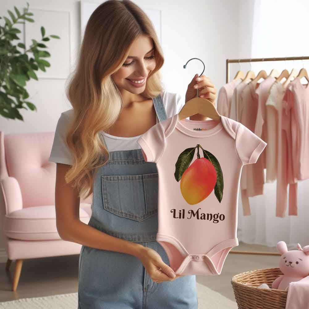 Lil Mango baby bodysuit Mango Fruit lover Mommy/Daddy's Little Food baby clothes Gift for baby