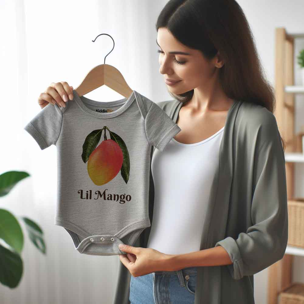 Lil Mango baby bodysuit Mango Fruit lover Mommy/Daddy's Little Food baby clothes Gift for baby