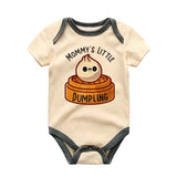 Mommy's little dumpling baby bodysuit Asian Foodie Chinese Food Pun baby clothes