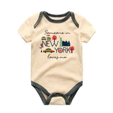 Someone in New York NYC Baby Bodysuit New York Baby clothes Funny Baby statement Funny baby clothes