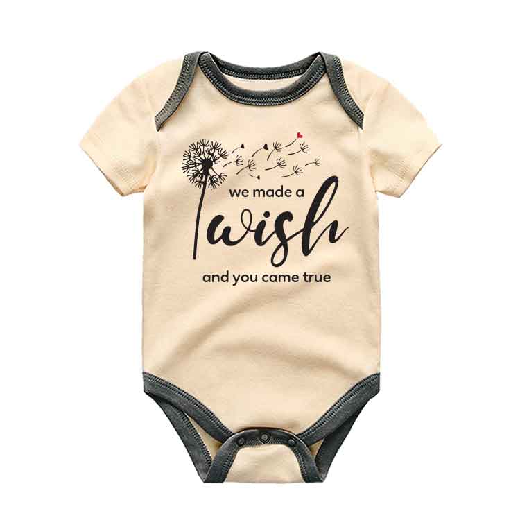 Wish come true Baby bodysuit Miracle baby Answered Prayers Infertility Struggle pregnancy announcement baby clothes