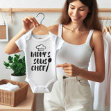 Daddy's Sous Chef Baby Bodysuit little chef  assistant chef  assistant cook  Future Chef baby outfit