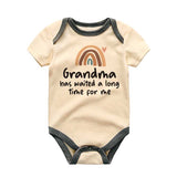 Grandma Baby Bodysuit Surprise pregnancy Baby announcement reveal gift for grandparents