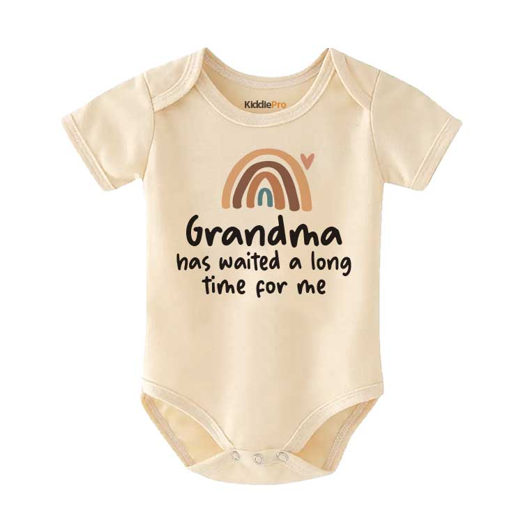 Grandma Baby Bodysuit Surprise pregnancy Baby announcement reveal gift for grandparents