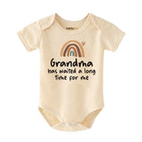 Grandma Baby Bodysuit Surprise pregnancy Baby announcement reveal gift for grandparents