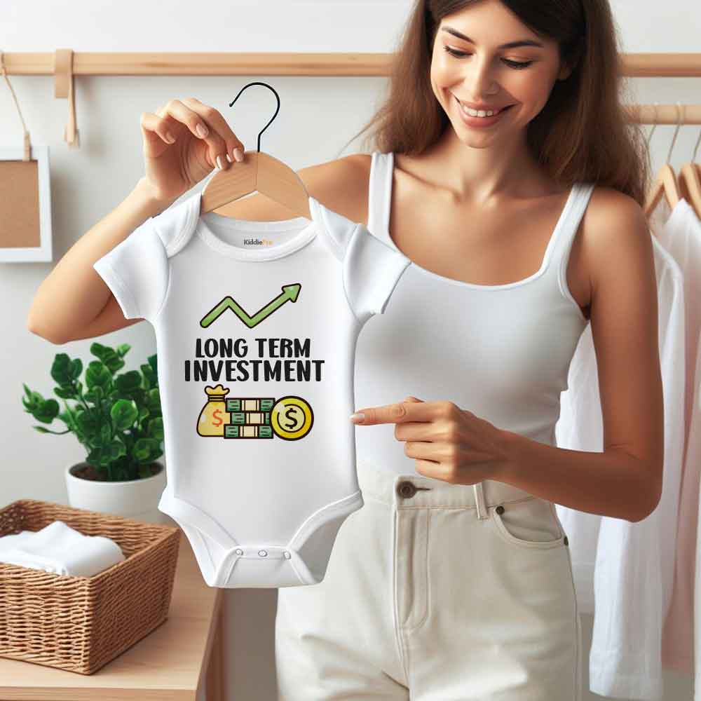 Long Term Investment Baby clothes-Finance Accountant Banker Financial advisor baby bodysuit, Financy baby gift