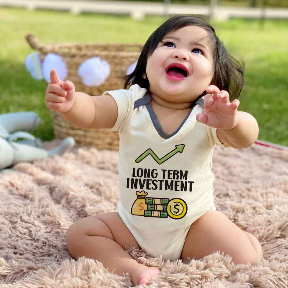 Long Term Investment Baby clothes-Finance Accountant Banker Financial advisor baby bodysuit, Financy baby gift