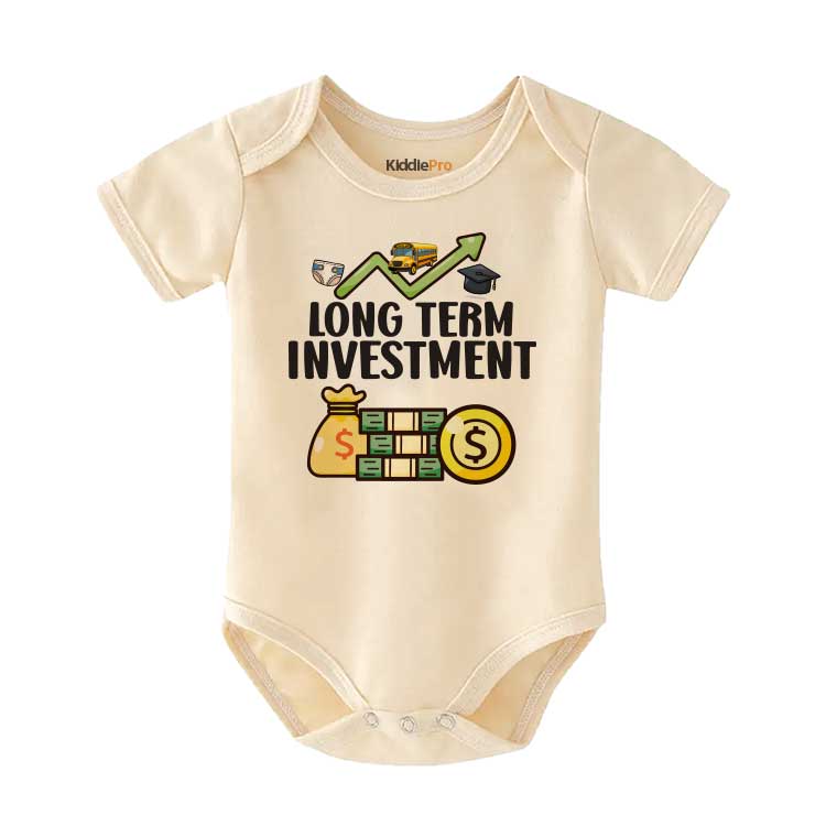 Accountant Baby Clothes: Funny Financial Investment Baby Bodysuits for Baby pregnancy Reveal