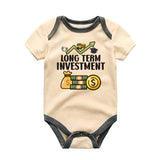 Accountant Baby Clothes: Funny Financial Investment Baby Bodysuits for Baby pregnancy Reveal