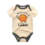 Mama's little ladoo baby bodysuit Indian Food-Theme baby clothes Food Humor Baby gift