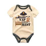 Funny Bedtime Joke Baby bodysuit Refuse to Nap baby clothes Police Baby outfit Naptime resistance, Baby gift