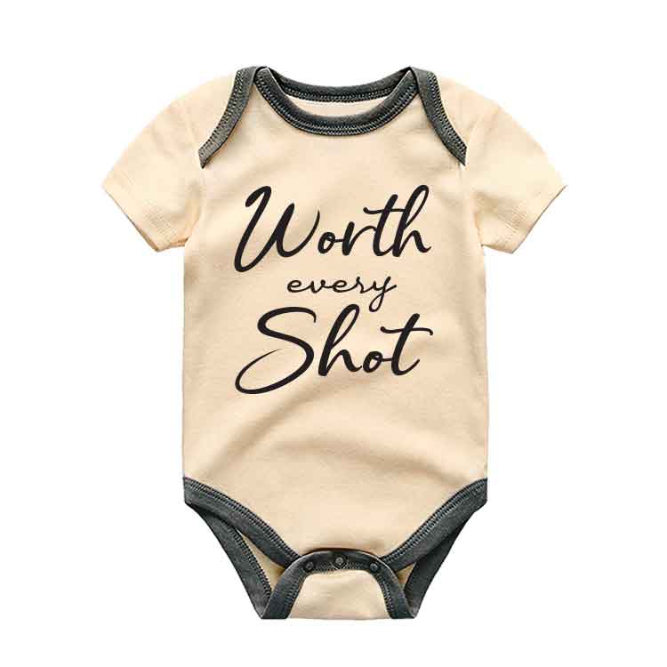 Worth Every Shot IVF Baby bodysuit  In Vitro Baby, pregnancy announcement Expensive AF Worth the wait baby reveal outfit