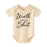 Worth Every Shot IVF Baby bodysuit  In Vitro Baby, pregnancy announcement Expensive AF Worth the wait baby reveal outfit