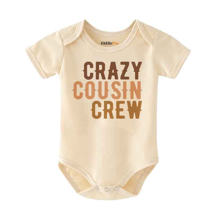 Crazy Cousin Crew Baby Bodysuit, Cousin Squad, Cousin Crew Baby Apparel, Newest Addition to the Cousin Crew