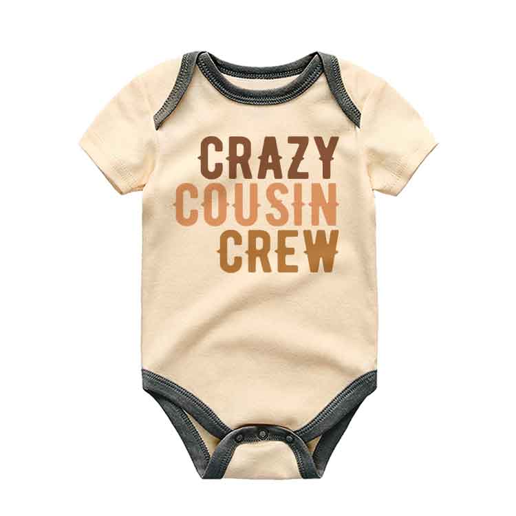 Crazy Cousin Crew Baby Bodysuit, Cousin Squad, Cousin Crew Baby Apparel, Newest Addition to the Cousin Crew