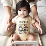 Nurse Baby Clothes Nursing Bodysuit Doctor Nurse Humor Joke Baby Gift