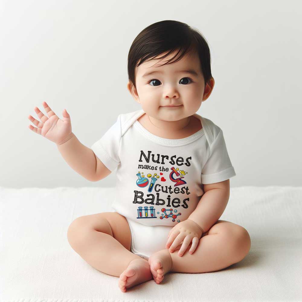 Nurse Baby Clothes Nursing Bodysuit Doctor Nurse Humor Joke Baby Gift