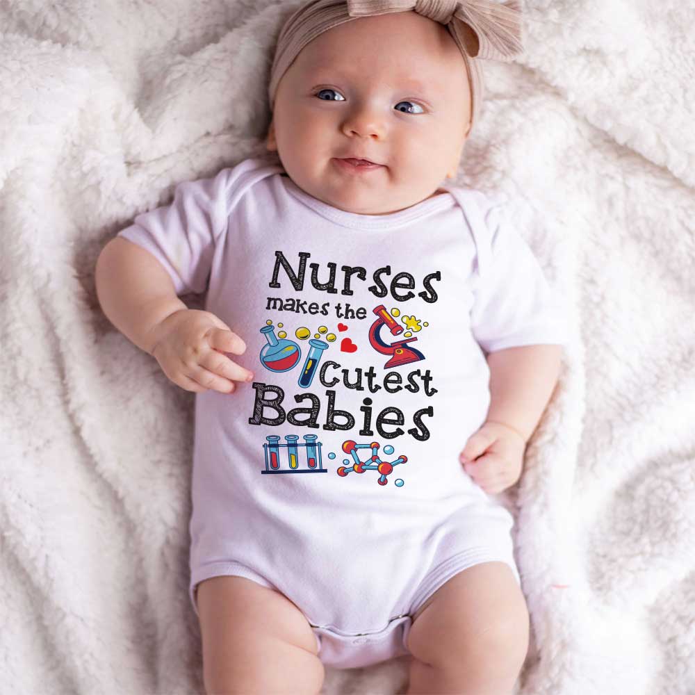 Nurse Baby Clothes Nursing Bodysuit Doctor Nurse Humor Joke Baby Gift