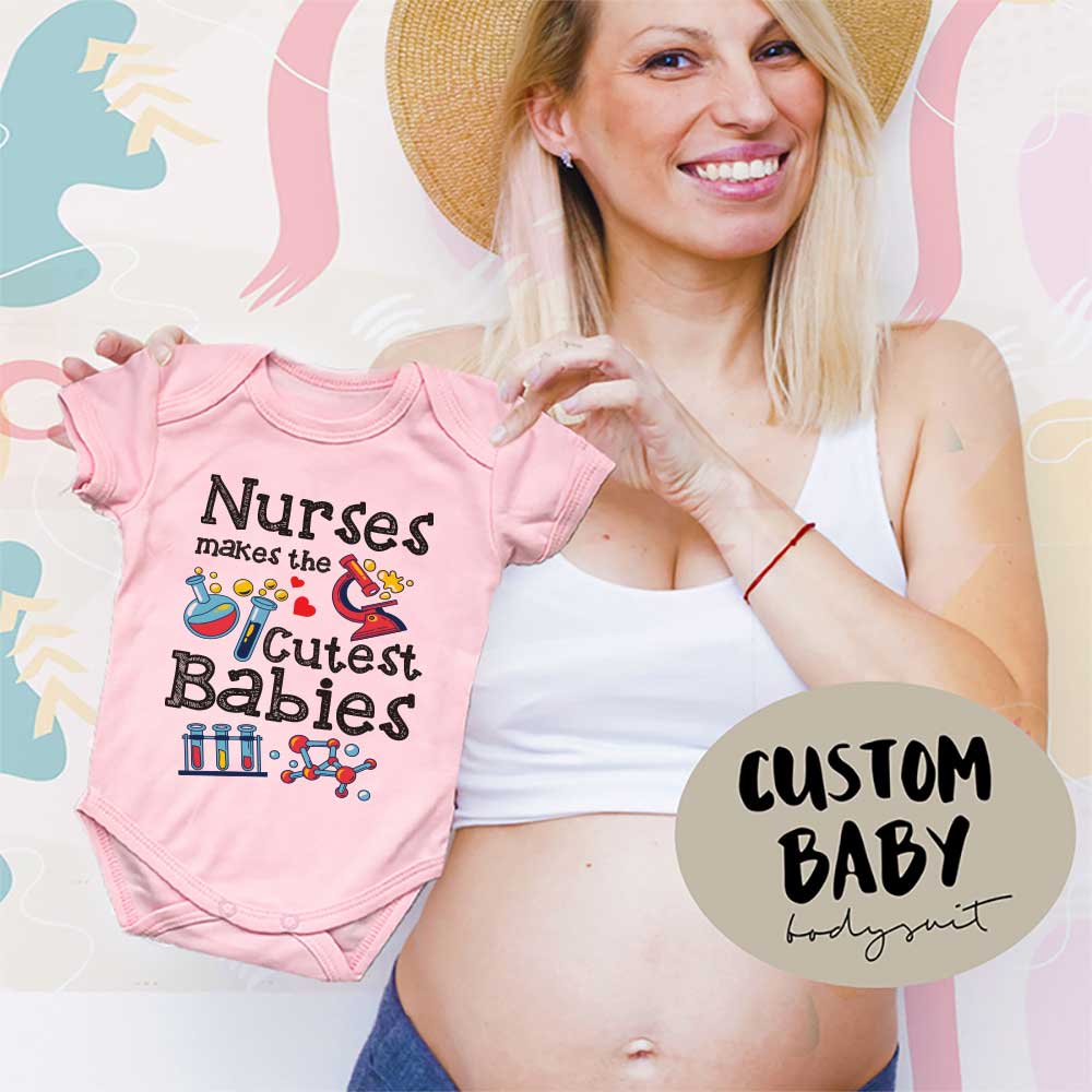 Nurse Baby Clothes Nursing Bodysuit Doctor Nurse Humor Joke Baby Gift