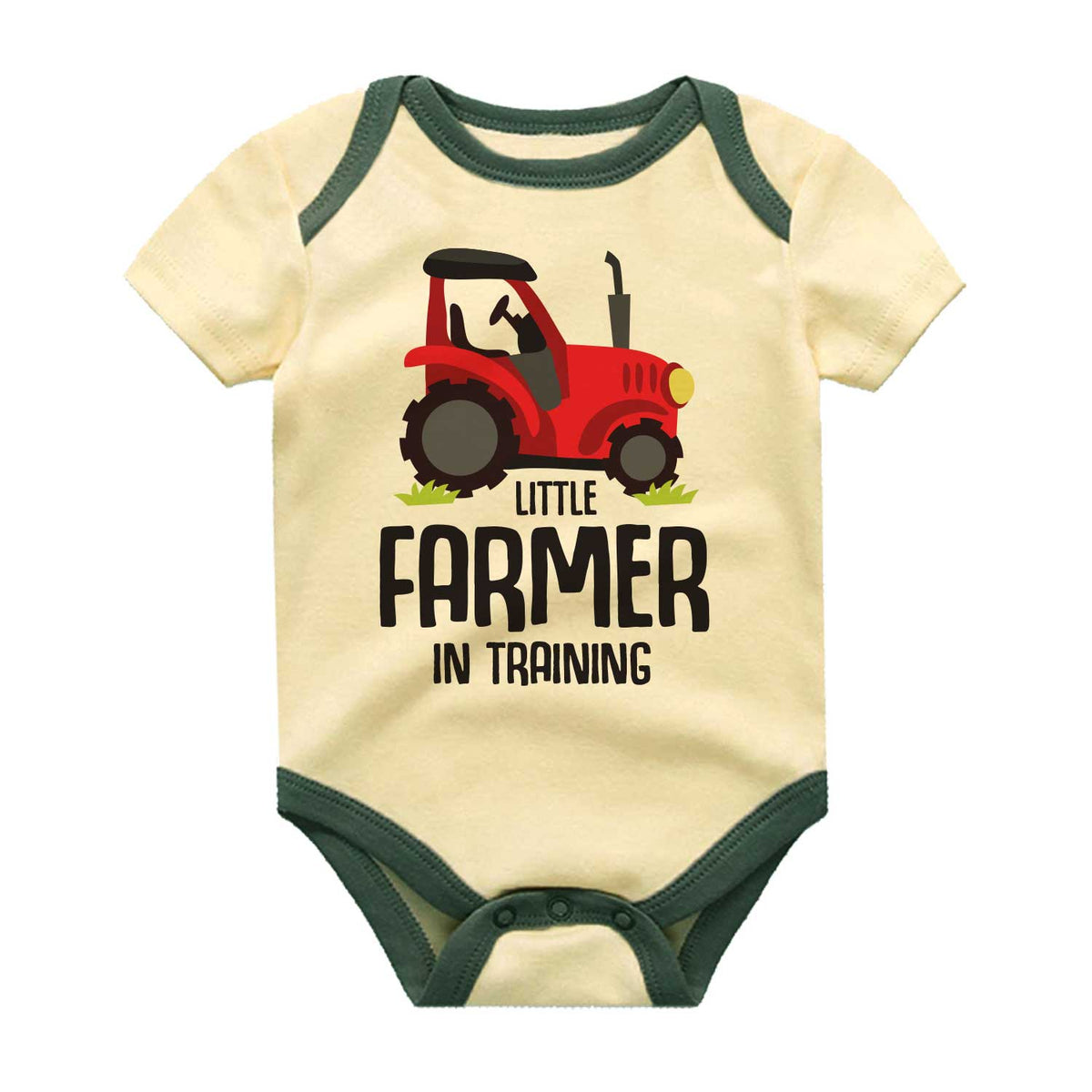 Little Farmer in training Baby bodysuit Farm tractor Farm life Little farmer baby clothes