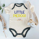 Little Pierogi Baby Clothes Cute Polish Stuffed Dumplings Unisex Baby Clothing Pierogies Food Pun Lover Cook Chef Homemade Baby Outfit Custom Shirt