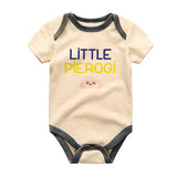 Little Pierogi Baby Clothes Cute Polish Stuffed Dumplings Unisex Baby Clothing Pierogies Food Pun Lover Cook Chef Homemade Baby Outfit Custom Shirt