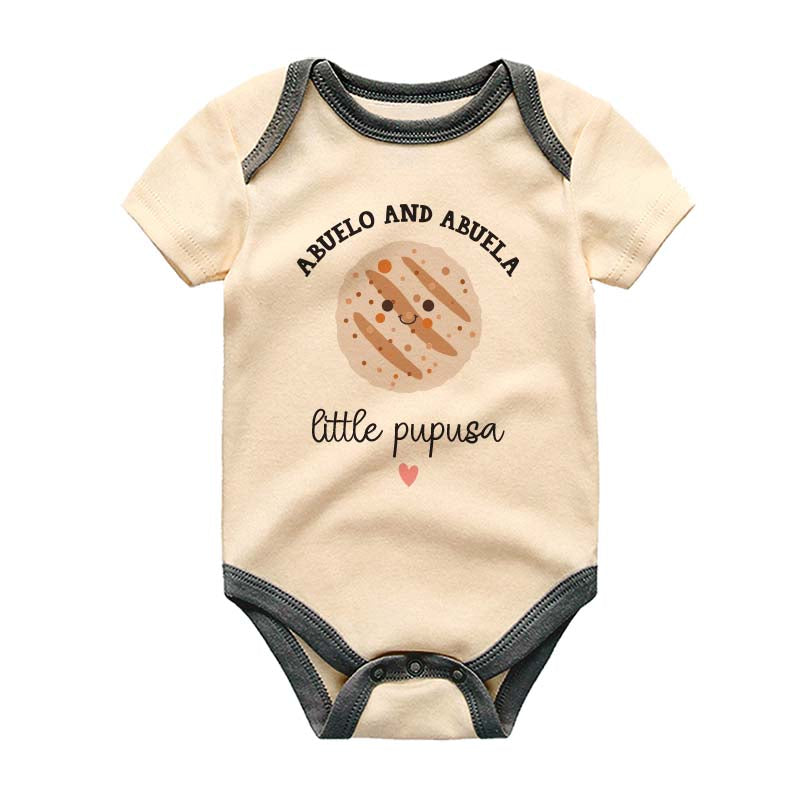 Grandparents Expecting Baby Reveal Clothes Grandma Grandpa Abuela Abuelo Pregnancy Announcement Bodysuit Spanish Latino Latina Romper Coming Soon Baby Outfit