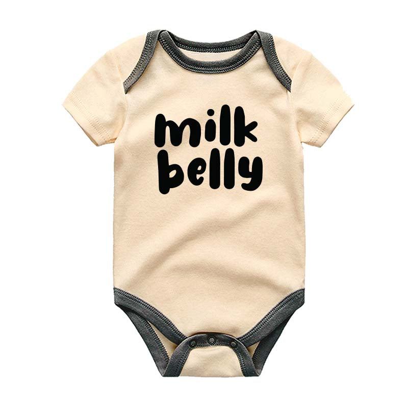 Funny Milk Joke Playful Baby Clothes Unisex Baby Shower Gift Newborn Clothes Custom Baby Shirt Baby Boy Girl Infant Clothing Cute Baby outfit