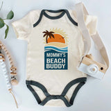 Mommy's Beach Buddy Summer Outfit Unisex Custom Baby Clothes Lake Family Vacation Swim Wear Personalized Baby Shower Gift