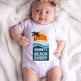 Mommy's Beach Buddy Summer Outfit Unisex Custom Baby Clothes Lake Family Vacation Swim Wear Personalized Baby Shower Gift