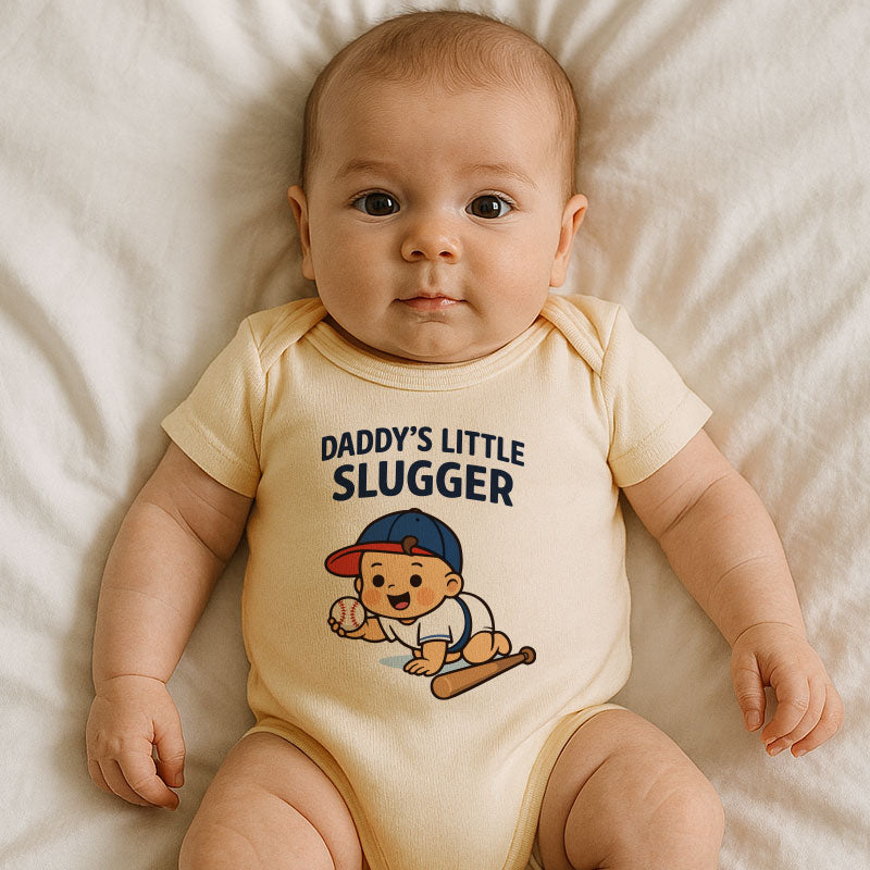 Kiddiepro Baseball Baby Bodysuit for Boys and Girls Soft Cotton Infant One Piece Cute Newborn Sports Outfit Baby Gift
