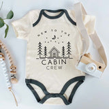 New to the cabin crew Baby Bodysuit Custom Newborn Outdoor Adventure Baby Clothes New Mmm Dad Shower Gift Future Camping Buddy Romper Little Camper Outfit