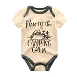 Cute Pregnancy Baby Announcement Outfit Camping Crew Outfit Newest Family Addition Coming Soon Baby Custom Baby Clothes Outdoor Adventure Shirt Personalized Baby Shower Gift