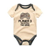 Gamer Baby Announcement Clothes Video Game Baby Shower Gift Gamer Dad Bodysuit Custom Name Romper Personalized Gaming Shirt Baby Outfit