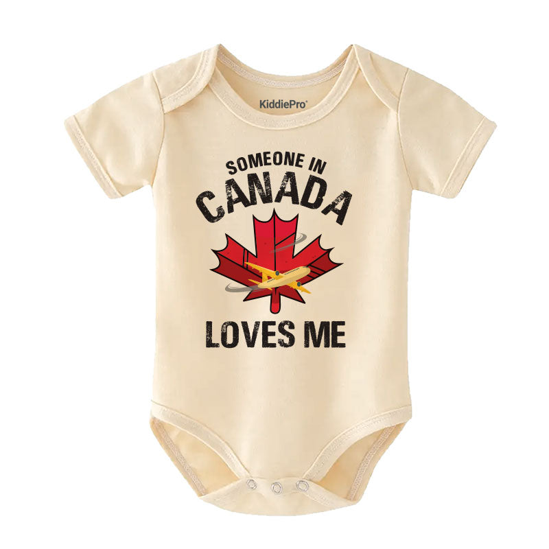 Canada Day baby boy girl clothes gift for Canadians Maple leaf outfit Custom unisex bodysuit Heritage romper personalized newborn gift