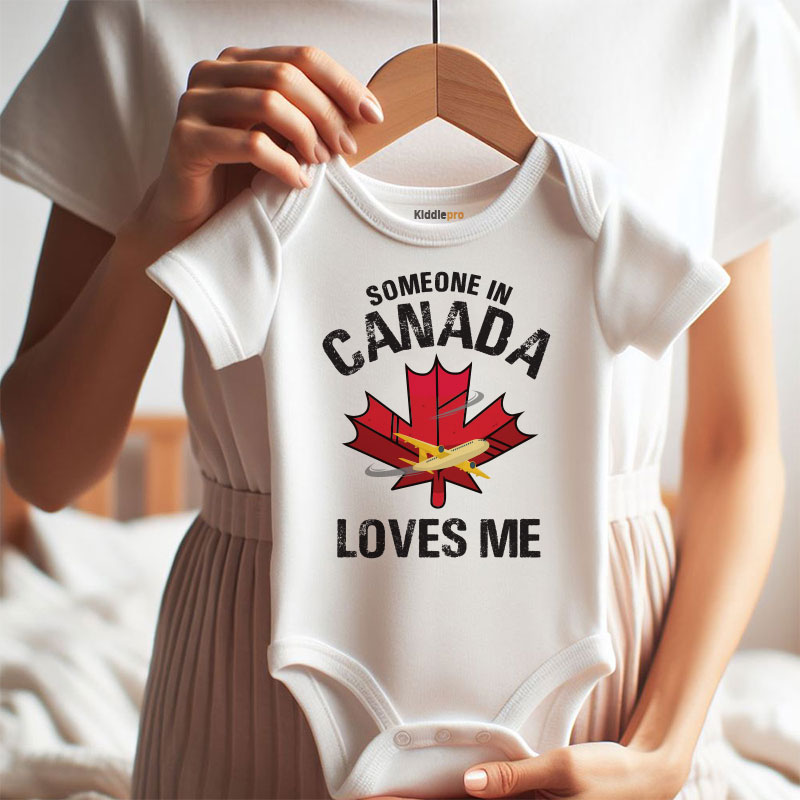 Canada Day baby boy girl clothes gift for Canadians Maple leaf outfit Custom unisex bodysuit Heritage romper personalized newborn gift