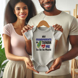 My Grandparents in Taiwan Love Me So Much Baby Bodysuit Cute Newborn Infant Outfit baby shower gift for grandparents